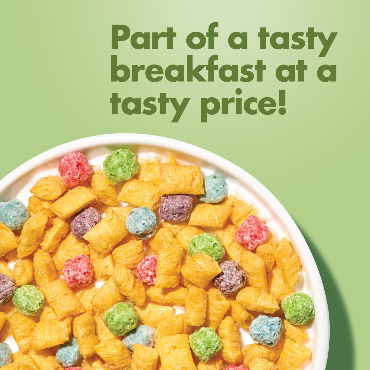 Malt-O-Meal Berry Colossal Crunch Breakfast Cereal, Sweetened Corn and Oats, Family Size, 34.5 oz Resealable Bag