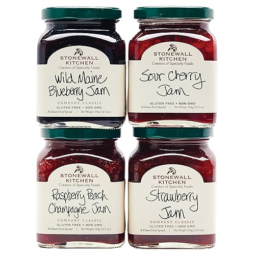 Stonewall Kitchen, Jam Collection, 4-Piece Gift Set