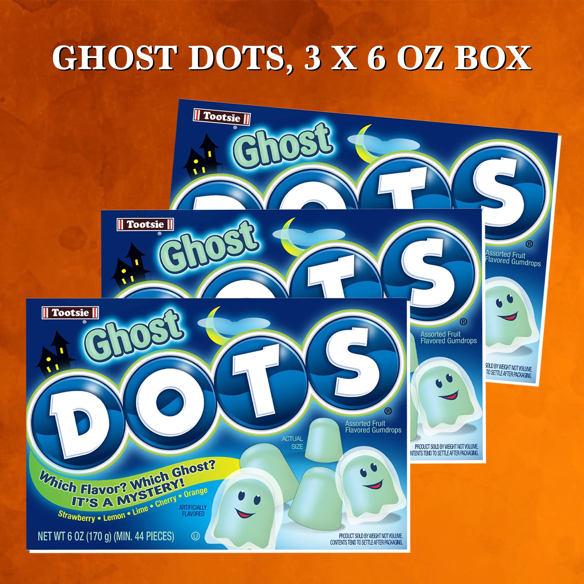 Halloween Ghost Candy 3 Pack of 6oz Boxes by Rebel Smuggling Galactic Emporium