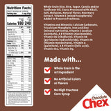 Chocolate Chex Cereal, Gluten Free Breakfast Cereal, Made with Whole Grain, 12.8 oz