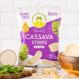 ARTISAN TROPIC Cassava Strips Sea Salt - 8 Pack, 2oz - Vegan, Paleo, Gluten Free Chips - Non-GMO Healthy Snack Potato Chip Alternative for Lunches