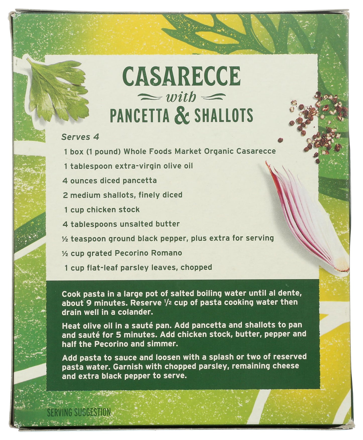 Whole Foods Market, Organic Casarecce, 16 Ounce