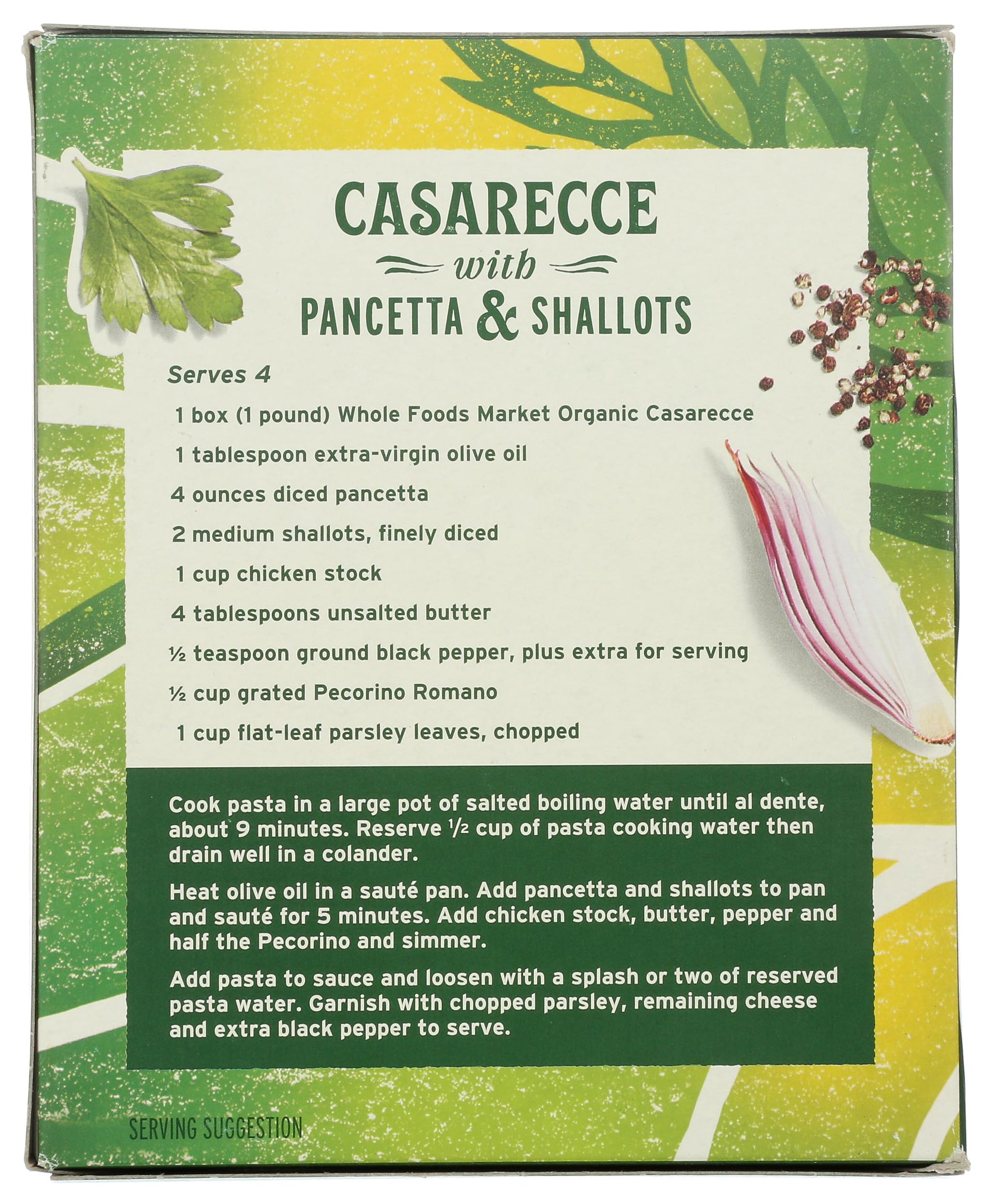 Whole Foods Market, Organic Casarecce, 16 Ounce