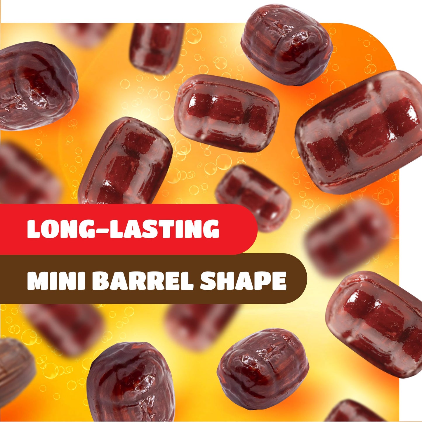 Root Beer Barrels Hard Candy - 1 Pound Pack - Individually Wrapped Old Fashioned Candy with Classic Root Beer Flavor - Nostalgic Treat for Buffets