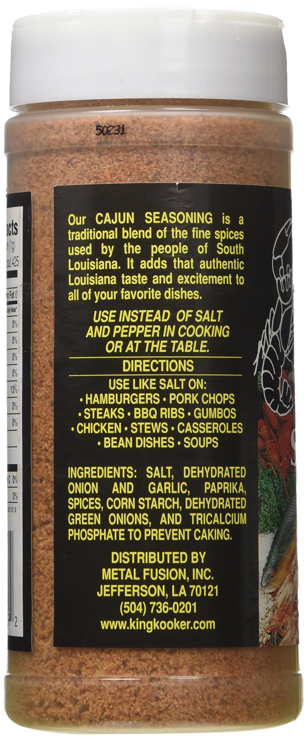 King Kooker LG039 15-Ounce Cajun Seasoning