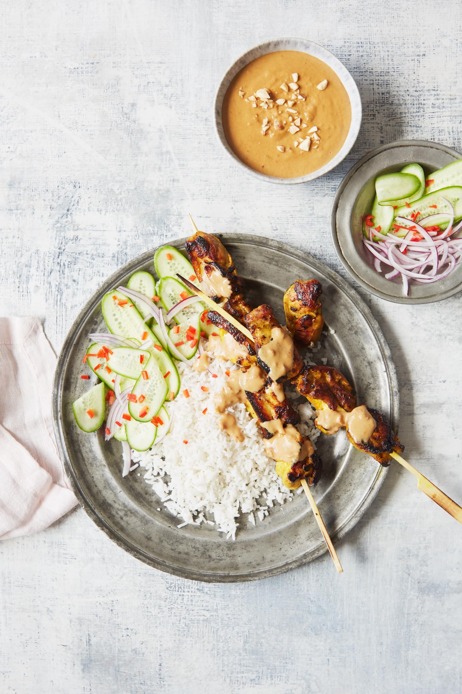 Spice Tailor 3 Simple Steps Restaurant Quality Meals in Minutes Kits Ready in 10 Minutes (3 Pack, Indonesian Peanut Satay)