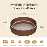 Cambie Round Chocolate Large Tart Shells, 3.15" in Diameter, French Style Cocoa Tarts with Dark Chocolate Coating (Pack of 24)