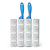 Mammoth Lint Roller-Extra Large Lint Roller, 2 Rollers and 2 Refills, 90 Sheets per Roll, Perfect for Pets (360 Extra Long Sheets Total)