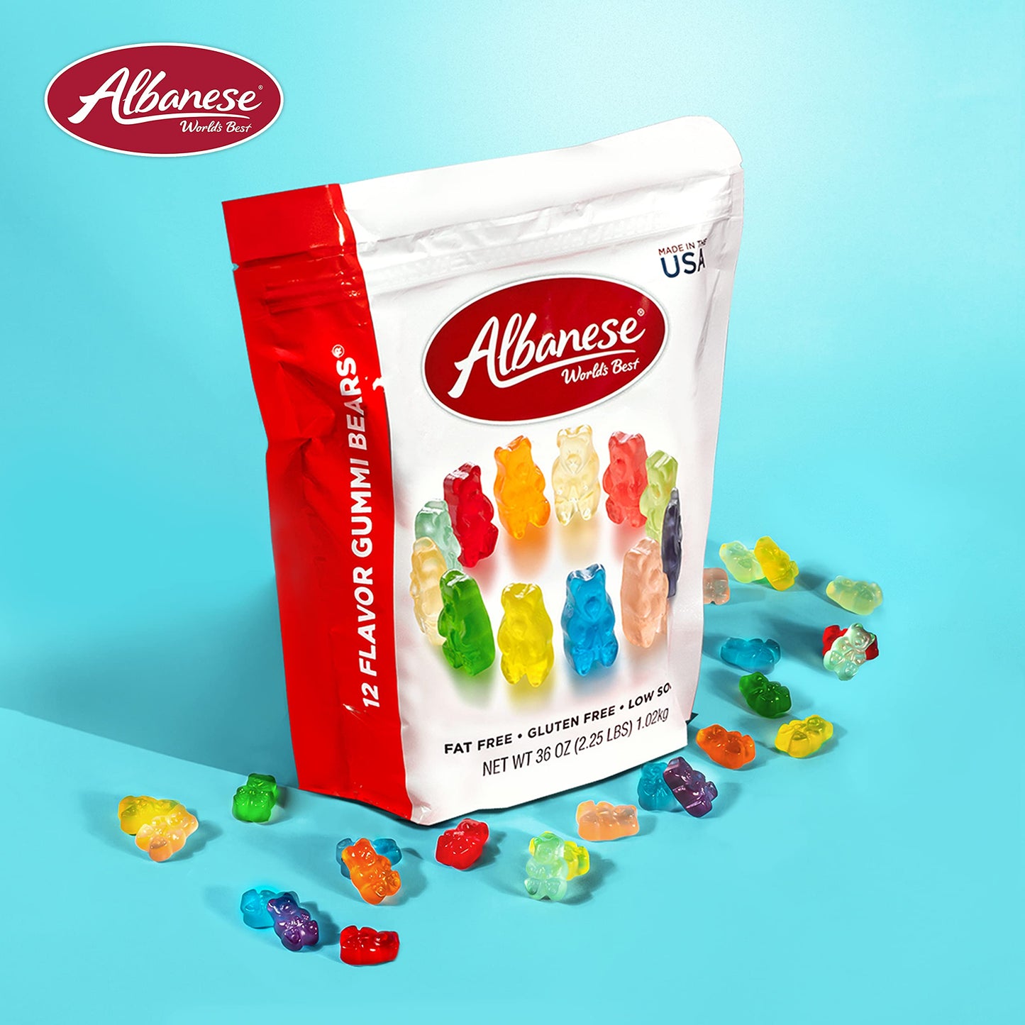 Albanese Bears Multi-Flavored Gummi Bears 36 oz.