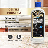 Parker & Bailey Cooktop Cleaner - Non-Scratch Formula for Glass and Ceramic Stovetops, Removes Grease and Residue, Restores Shine, 8 oz