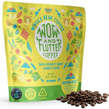 Wow and Flutter Low-Acid Medium Roast Whole Bean Coffee | Smooth, Caramelly & Nutty Flavor, Never Bitter | Clean Coffee Lab-Tested for Mold & Yeast |