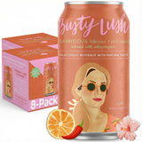 Busty Lush Craft Mocktails - Non-Alcoholic Sparkling Drinks, Zero Proof Drinks, Mezcalita, Alcohol Alternative - Infused with L-Theanine, Low Calorie