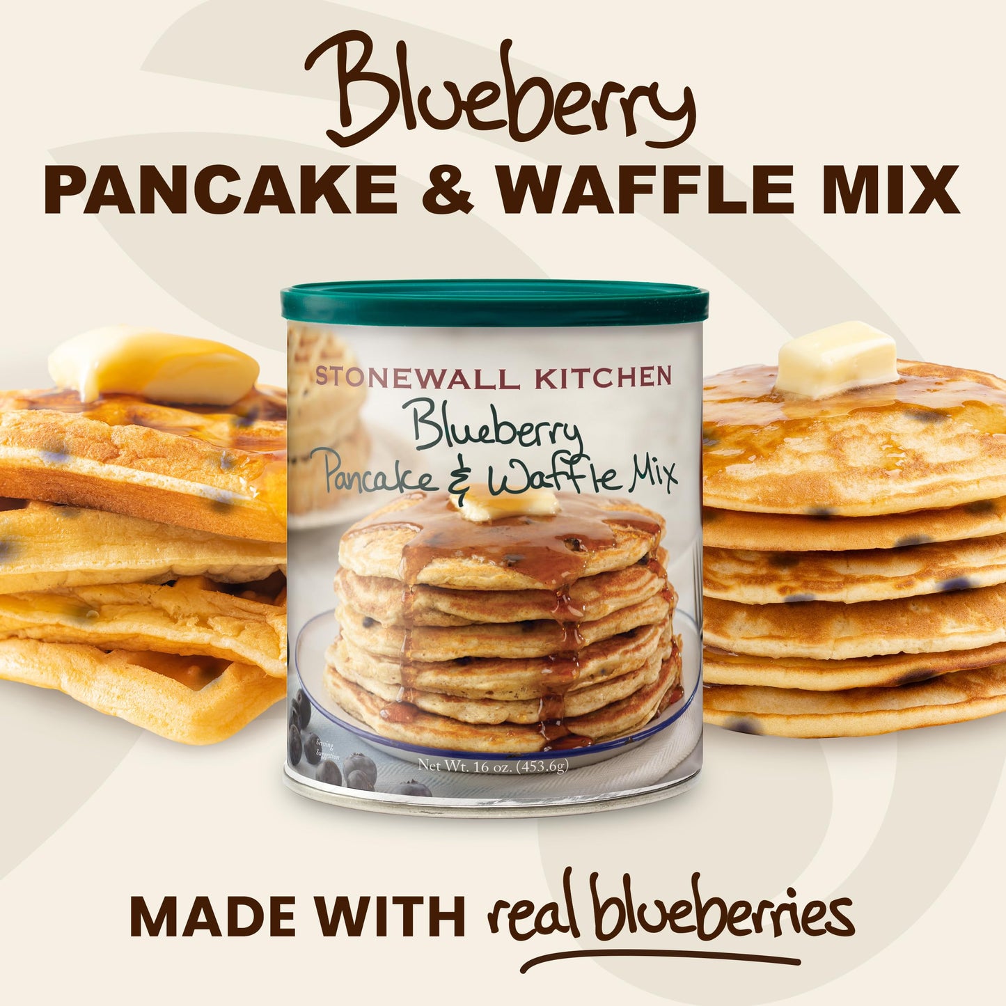 Stonewall Kitchen Blueberry Pancake & Waffle Mix, 16 Ounces