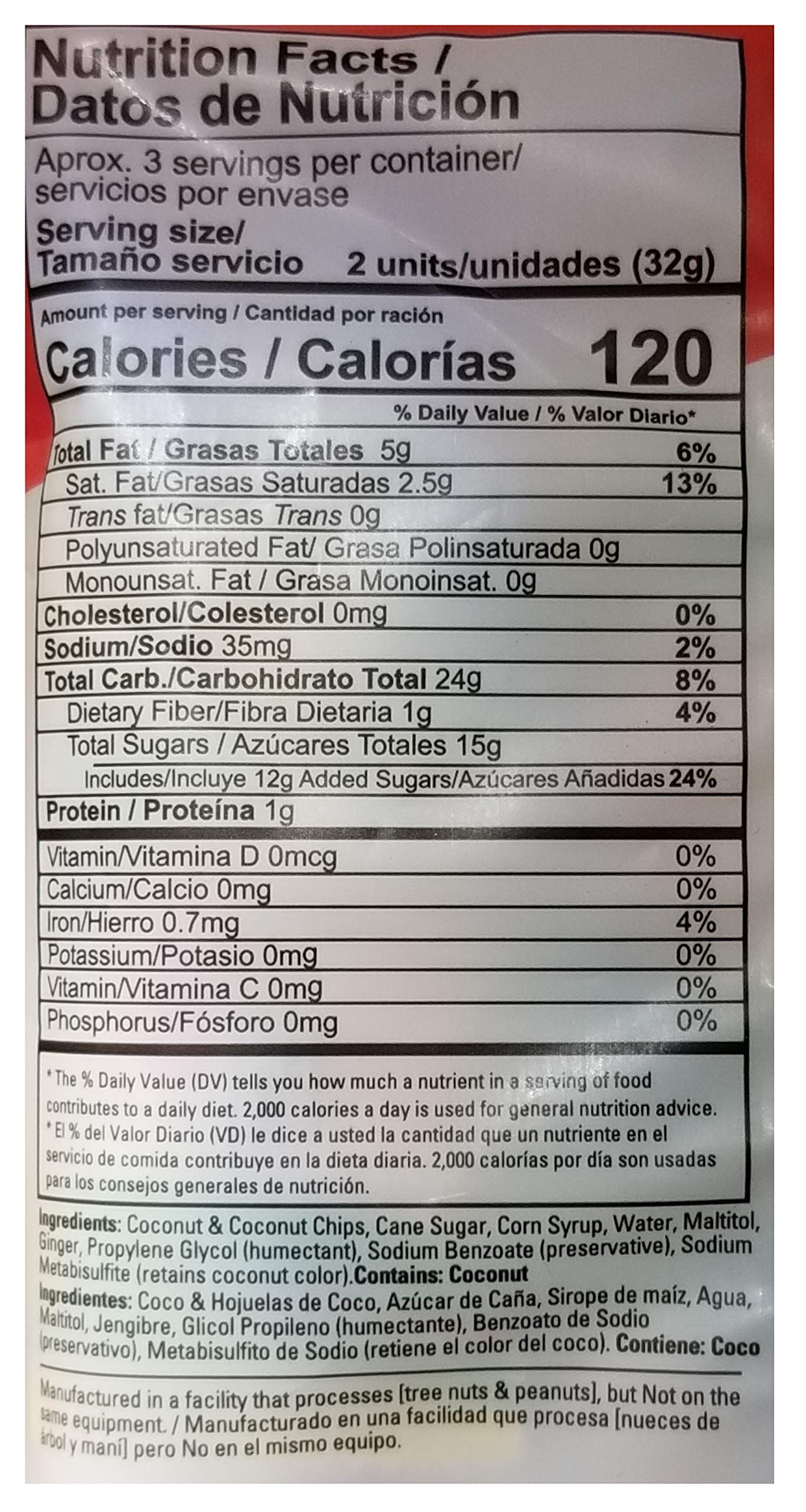 Dulzura Borincana Energy Bites Vegan Snacks Variety (Coconut Ginger)