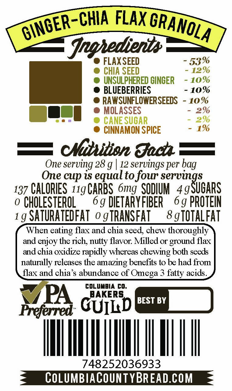 Flax Granola Bulk (Ginger Chia)