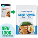 Amazon Brand - Happy Belly Turkey Flavored Gravy Mix, 0.87 ounce (Pack of 1)