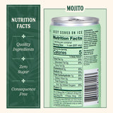 Little Saints Non-Alcoholic Mojito Mocktail | Crisp Mint & Lime | Crafted with Reishi Mushroom, Damiana & Adaptogens for Calm & Ease | 5 Calories |