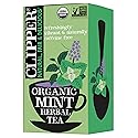 Clipper Tea Mint Herbal Teabags - Caffeine Free, USDA Organic, Great Hot or Iced - Refreshing, Natural, Fair & Delicious - 20 Tea Bags