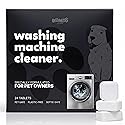 BOMBO STORE Washing Machine Cleaner for Pet Owners - Enzymatic Deep Clean Tablets for Pet Hair, Urine & Odor Removal - Septic Safe for HE, Front & Top