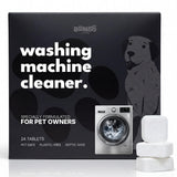 BOMBO STORE Washing Machine Cleaner for Pet Owners - Enzymatic Deep Clean Tablets for Pet Hair, Urine & Odor Removal - Septic Safe for HE, Front & Top
