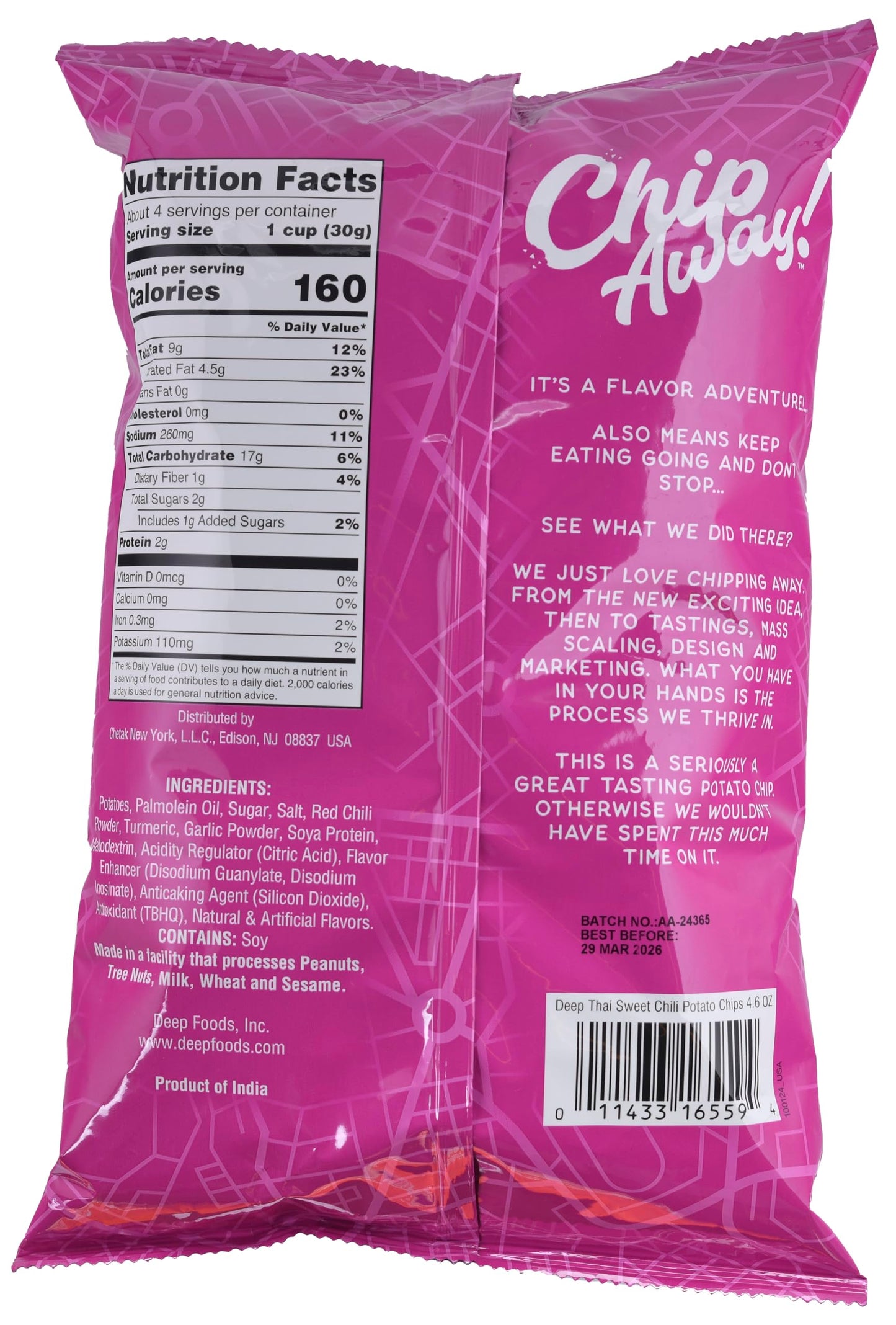 Chip AwayThai Sweet Chili 4.6Oz
