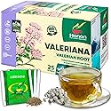 Hanan Valerian Root Tea (Valeriana) - 25 Herbal Tea Bags from Peru - Nature’s Calming Supplement for Relaxation Before Bed - 1000mg Valeerian Valerain