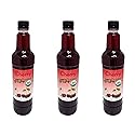 Joe’s Syrup Organic Flavored Syrup, Organic Cherry, 750 ml (3 Pack)