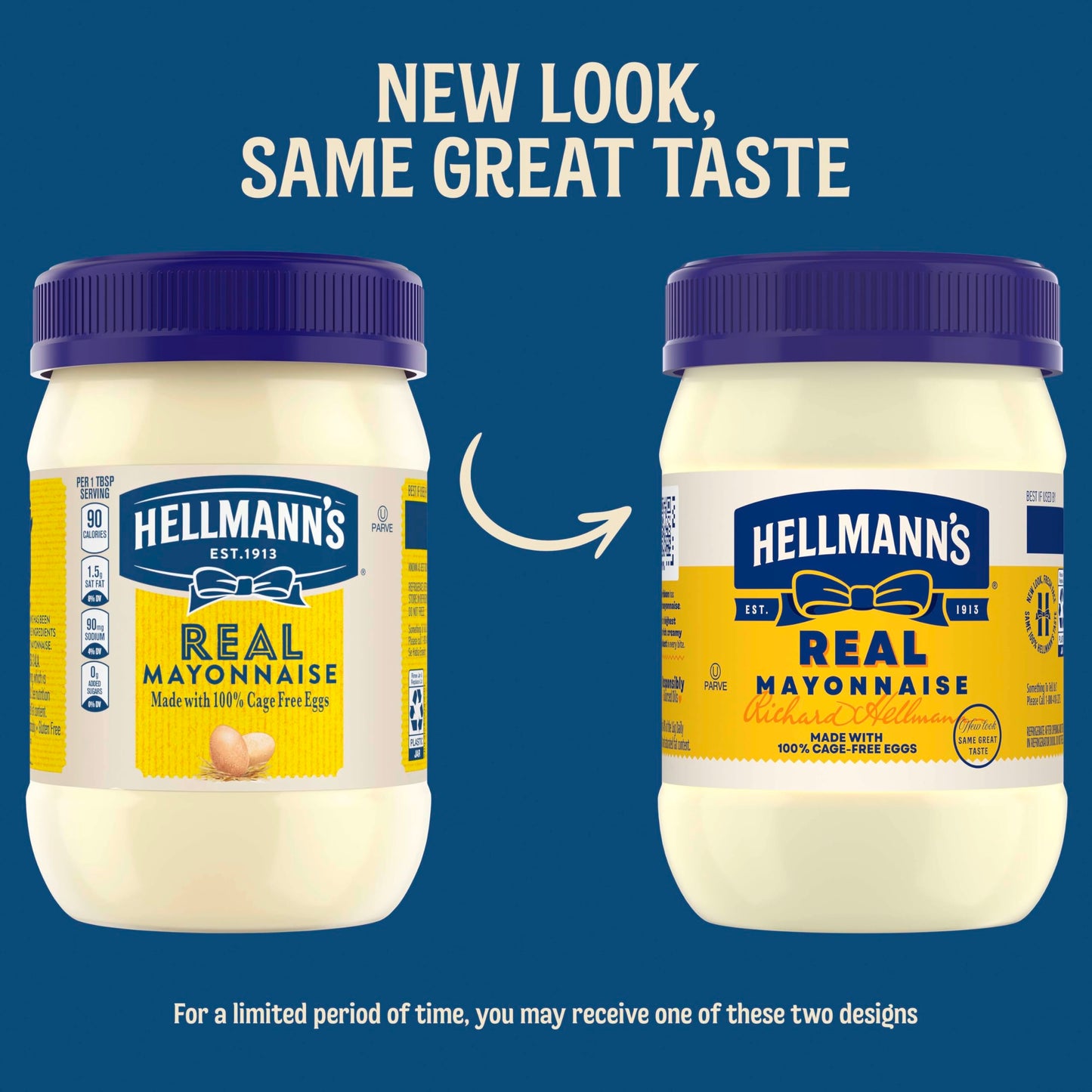 Hellmann's Real Mayonnaise Real Mayo For a Creamy Sandwich Spread or Condiment Gluten Free, Made With Cage-Free Eggs 15 oz