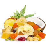 Tropical Mix Trail mix by It’s Delish, 5 Lbs Bulk Bag | High Energy Boost Fruit and Nut Healthy Snack Medley with Protein & Vitamins with Mixed Nuts