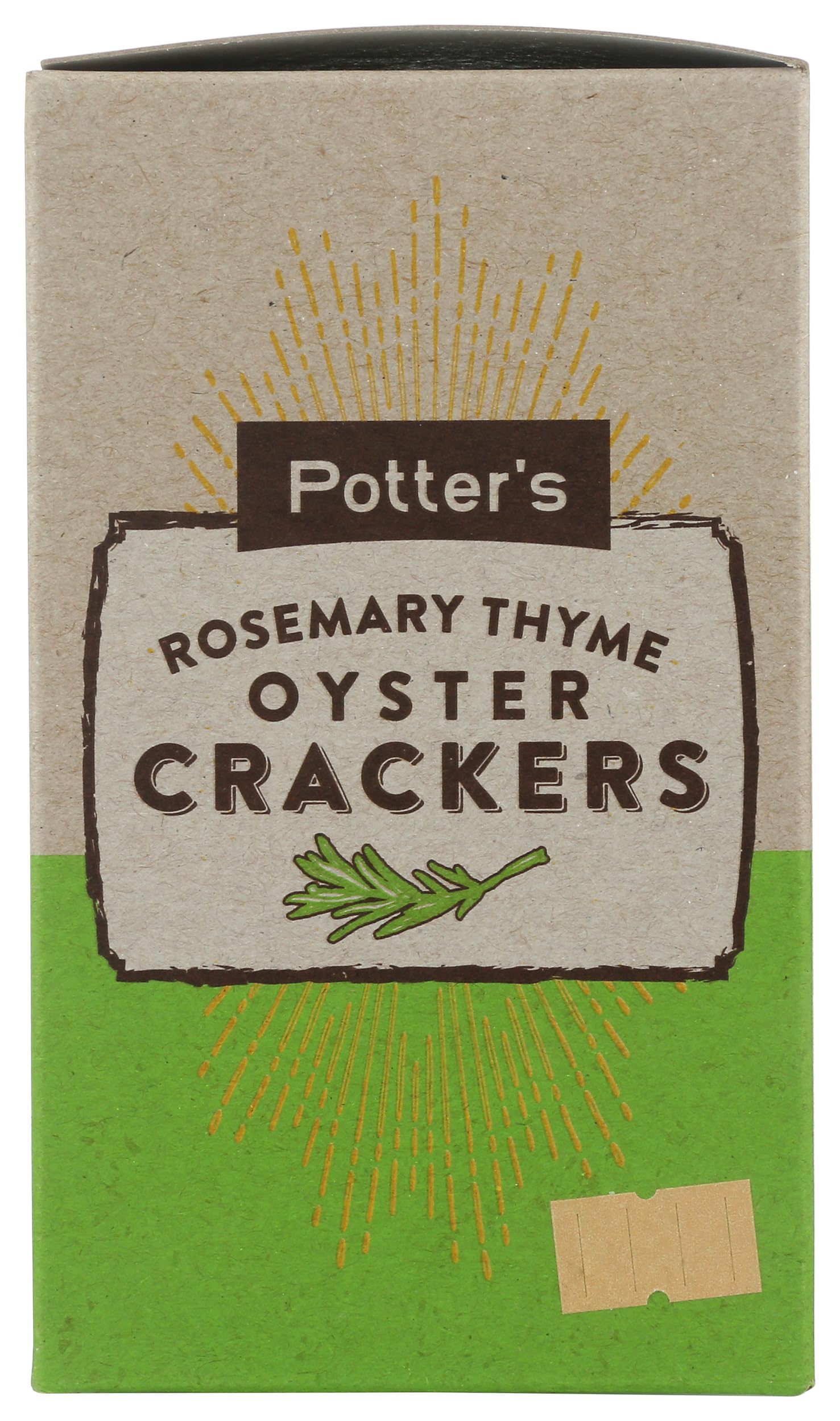 Potters Crackers Rosemary Thyme Oyster Crackers, 8 OZ