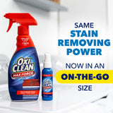OxiClean Max Force Laundry Stain Remover Spray, Newborn & Baby Essentials, Travel & On-The-Go Stain Treater, 2 fl oz, 2PK