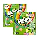 ASSORTIT X Skittles Collab Sours Gummies 12-Oz Chewy Gummy Soft Candy Mixed Fruit Flavored Snacks Resealable Share Size Pouch Bulk (2-Pack)