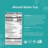 ALOHA Organic Plant Based Protein Bars - Almond Butter Cup - 12 Bars, Vegan, Low Sugar, Gluten-Free, Paleo, Low Carb, Non-GMO, No Stevia, No