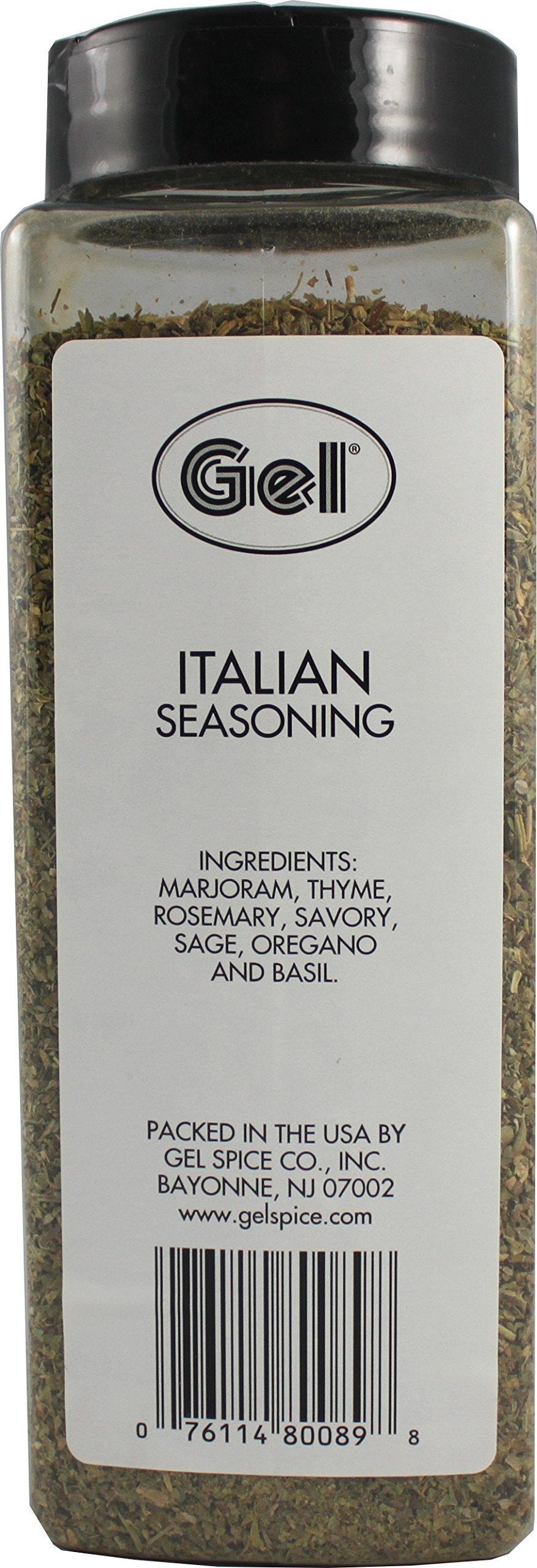GEL Brand Gourmet Italian Seasoning 5 oz Family Size Jar