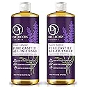 Dr. Jacobs Naturals Lavender Castile All-in-One Cleaner and Soap - Plant-Based Formula for House Cleaning Floors and Appliances - Gentle on Skin