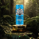 TIGERLYFE Energy Drink 12 Pack, Sugar Free Energy Drink, Zero Calorie, Zero Carb, Diet Energy Drinks Bulk, 12oz Slim Can, Zero Sugar Energy Drinks