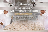 Crunchy Almond Turron Nougats From Spain, Traditional Spanish Candy Individually Wrapped, 24 Turron Duro Bars By El Almendro, Dessert, Gluten Free