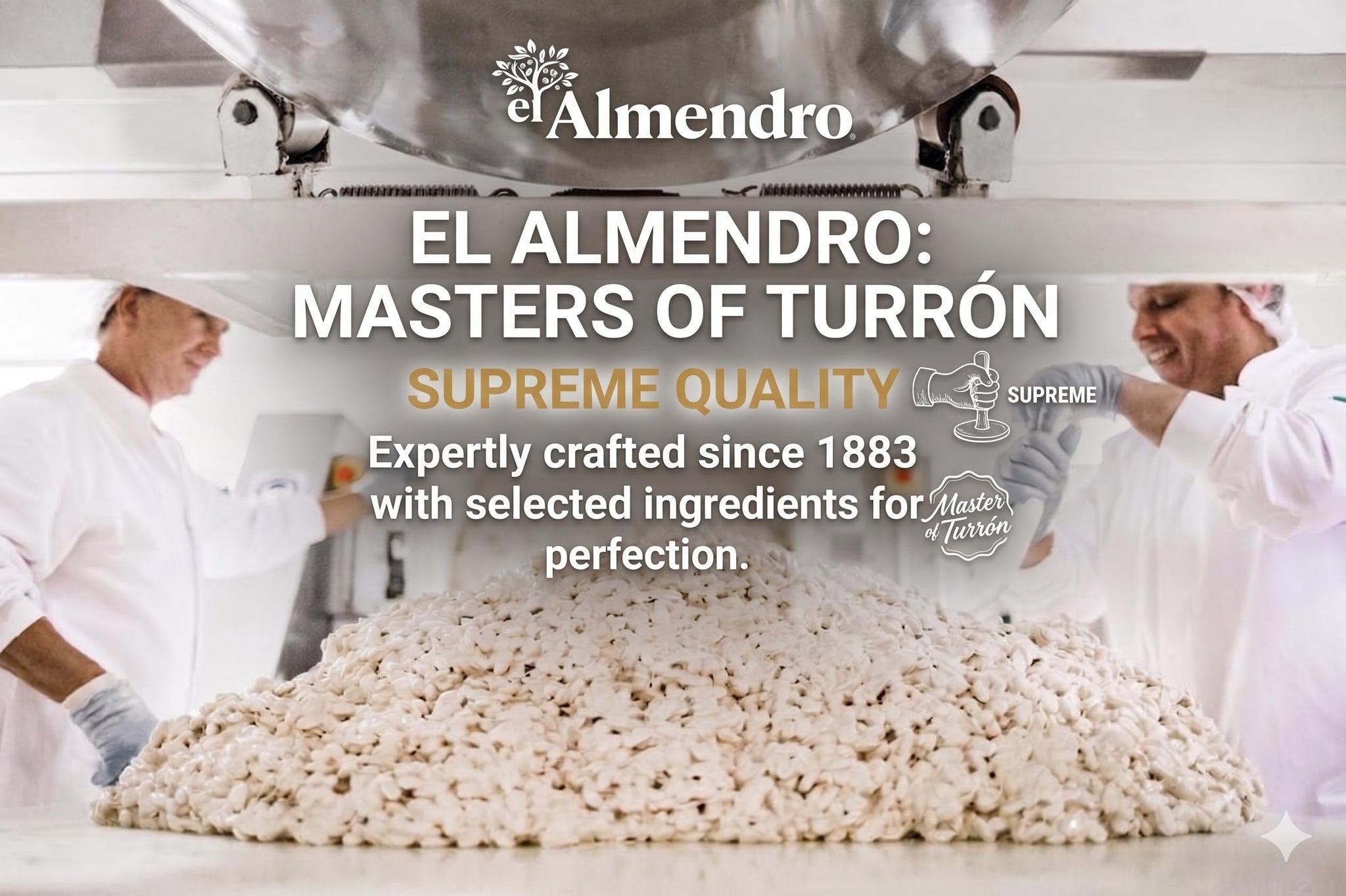 Crunchy Almond Turron Nougats From Spain, Traditional Spanish Candy Individually Wrapped, 24 Turron Duro Bars By El Almendro, Dessert, Gluten Free