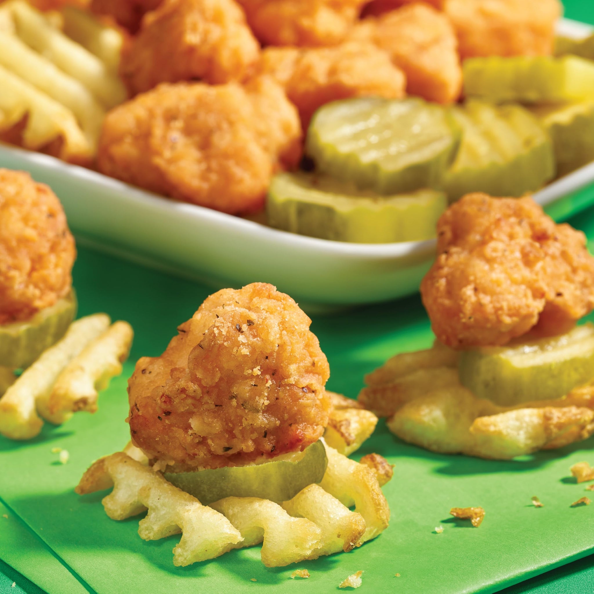 Pilgrim’s® Dill Pickle Popcorn Nuggets | Fully Cooked | 11 G Protein | Frozen |1.50 LB