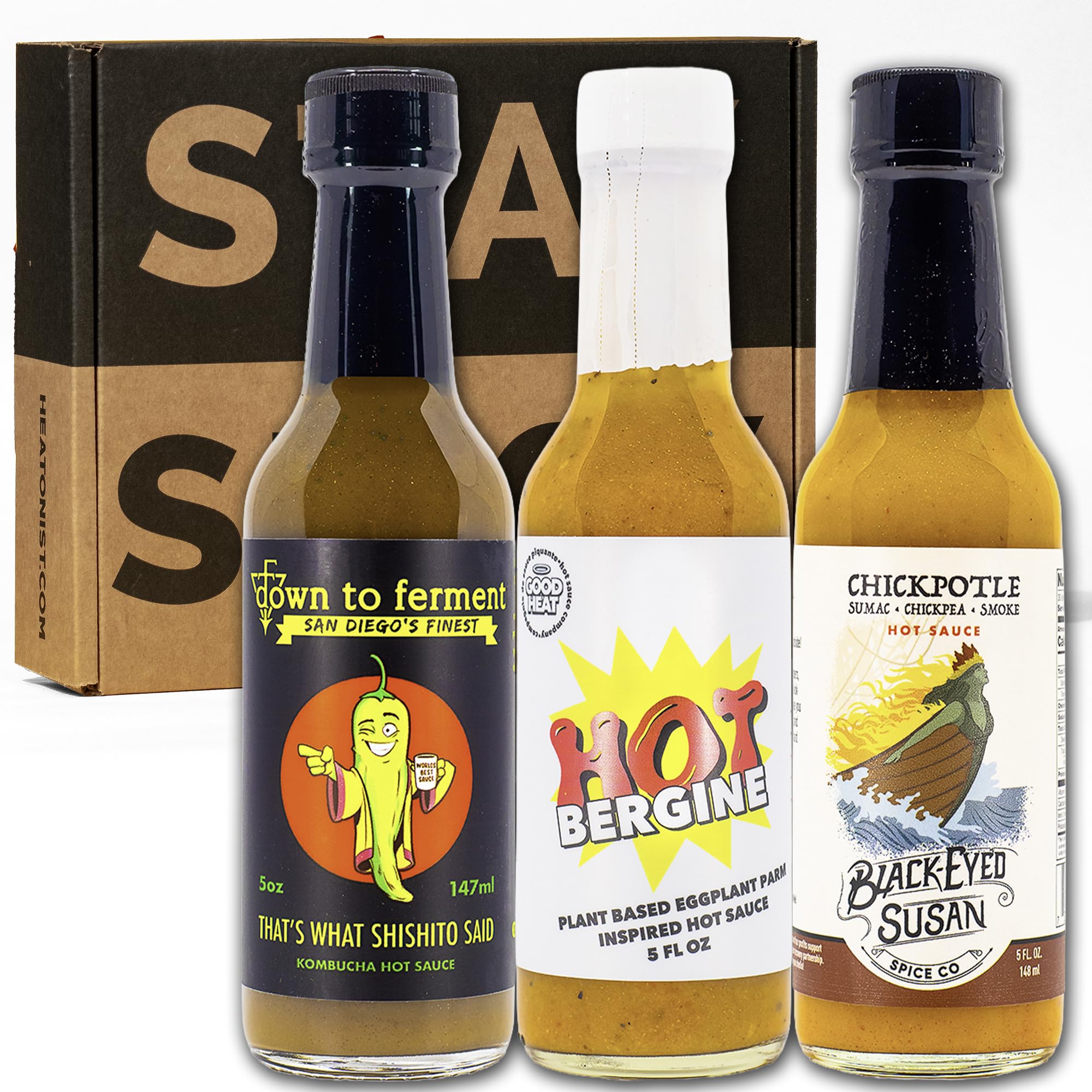 Hot Ones Hot Sauce Challenge Set - Season 30 Warmup - Hot Sauces Gift Set - Variety Pack - Made with Natural Ingredients - Unique Small Batch Sampler