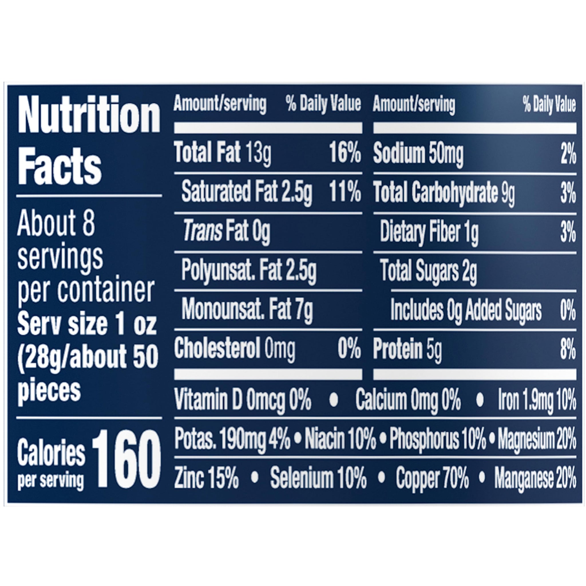 PLANTERS Lightly Salted Cashews, Cashew Halves & Pieces, Plant-Based Protein, 8 Oz Canister, Great Party Snack