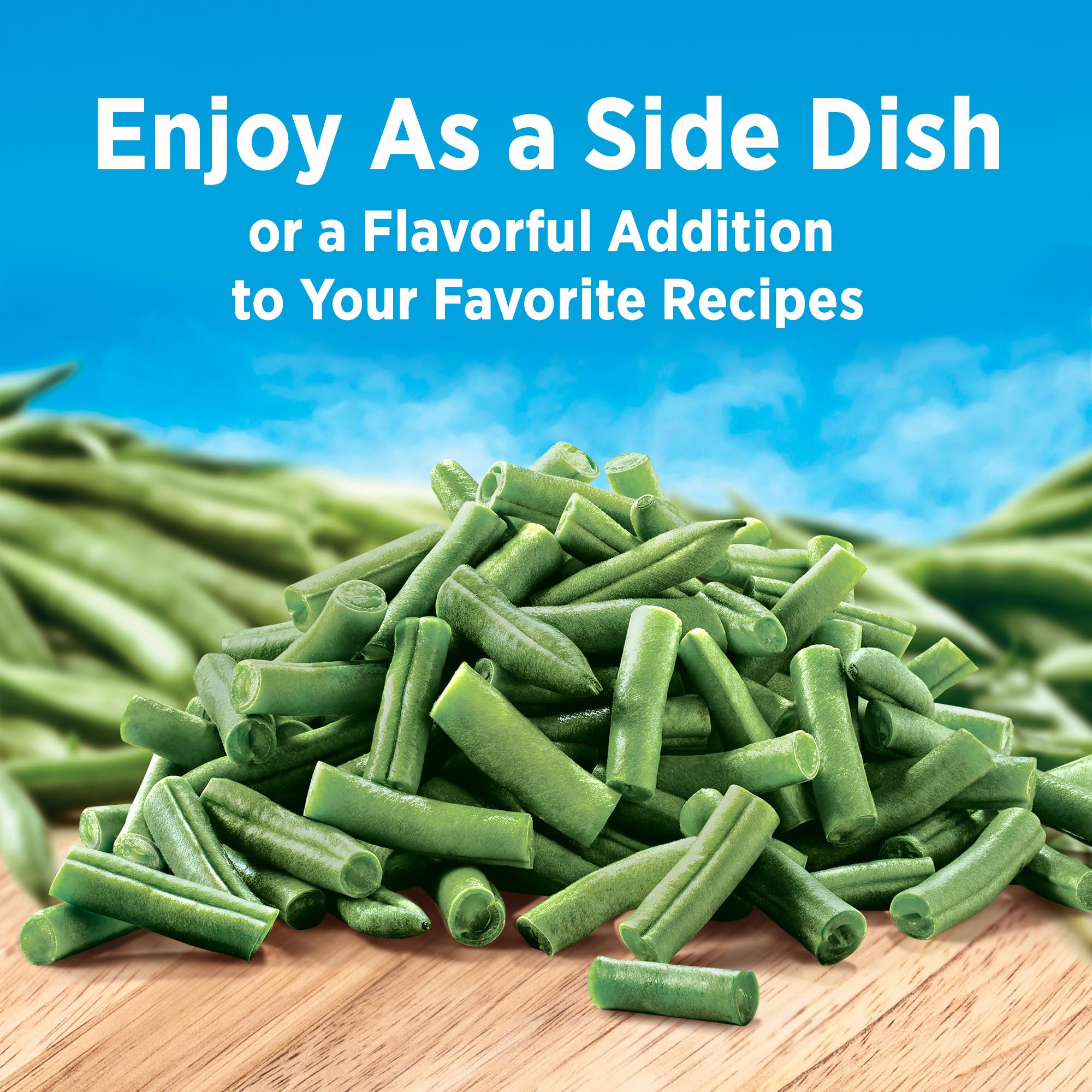 Birds Eye Steamfresh Cut Green Beans Frozen Vegetable, 10 OZ