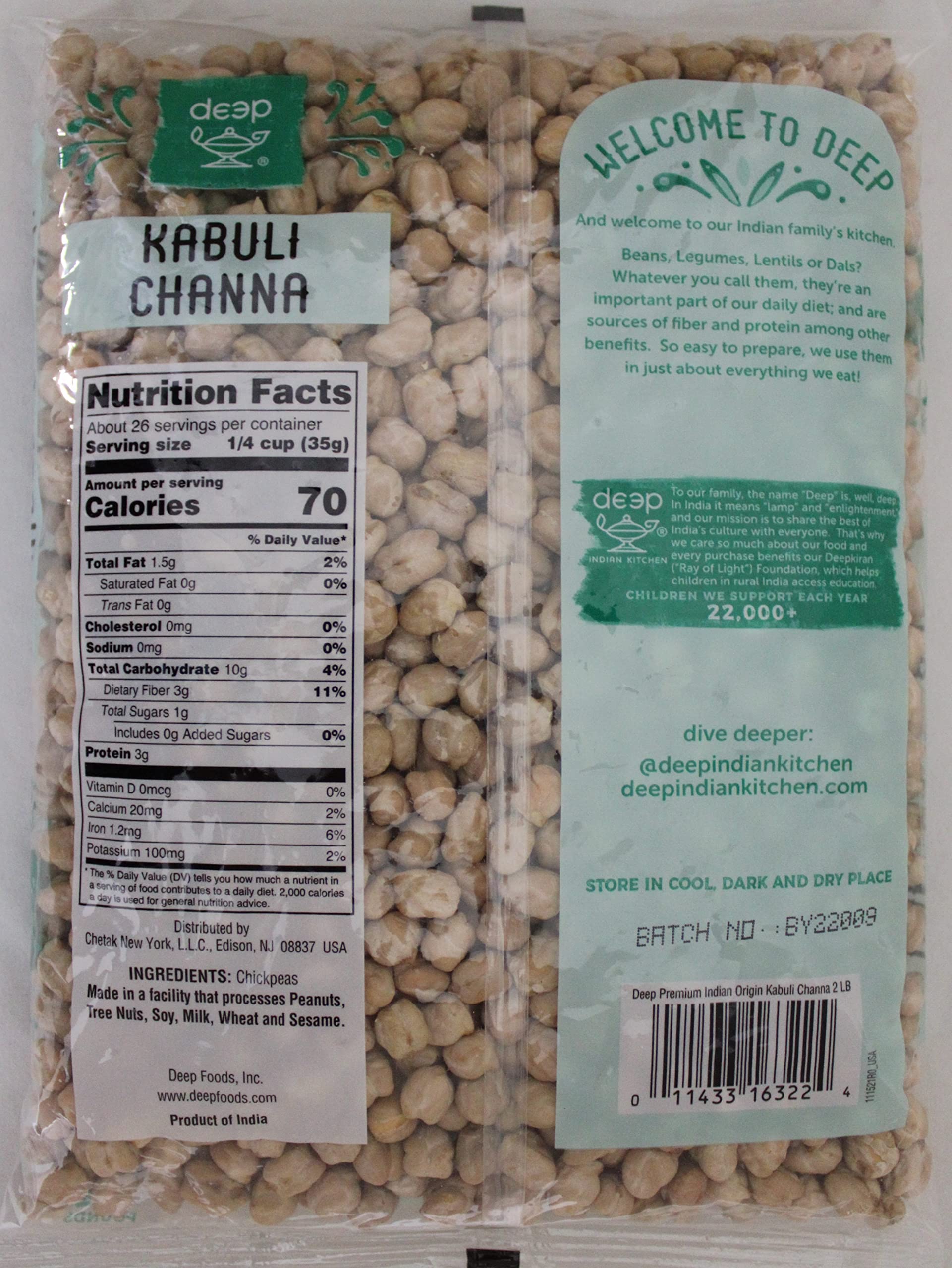 Kabuli Channa Premium Indian Origin (2lb)