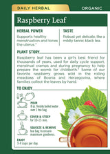 Traditional Medicinals Organic Raspberry Leaf Herbal Tea, Eases Menstrual Cramps & Supports Healthy Pregnancy, (Pack of 1) - 16 Tea Bags