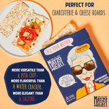 The Matzo Project Crispy Matzo Flats, Flatbread Crackers Sprinkled with (Almost) Everything, Vegan, Nut Free, All Natural, 3-Pack., 5.5 oz. Each
