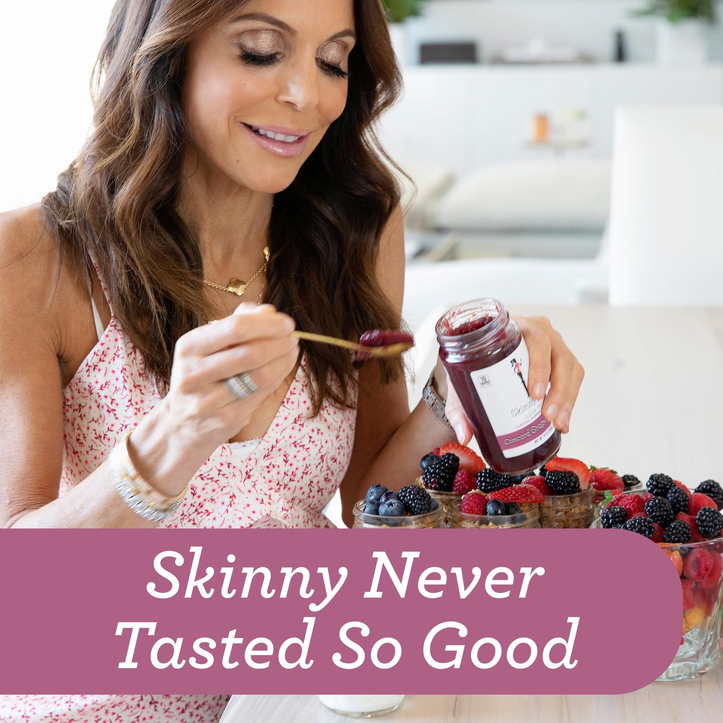 Skinnygirl Sugar Free Kosher Preserves, Concord Grape, 10 Ounce