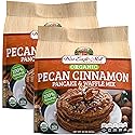 War Eagle Mill Organic Pecan Cinnamon Whole Grain Pancake & Waffle Mix, 22 oz Bag (2 Pack)