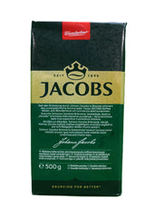 Jacobs Kronung Ground Coffee 500 Gram, 1.76 Ounce (Pack of 6)