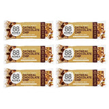 88 Acres Granola Bars, Oatmeal Chocolate Chip, 6 Count, School Safe, Allergen Free Seed & Oat Snack Bar, Gluten & Nut Free, Vegan, Non-GMO & Kosher