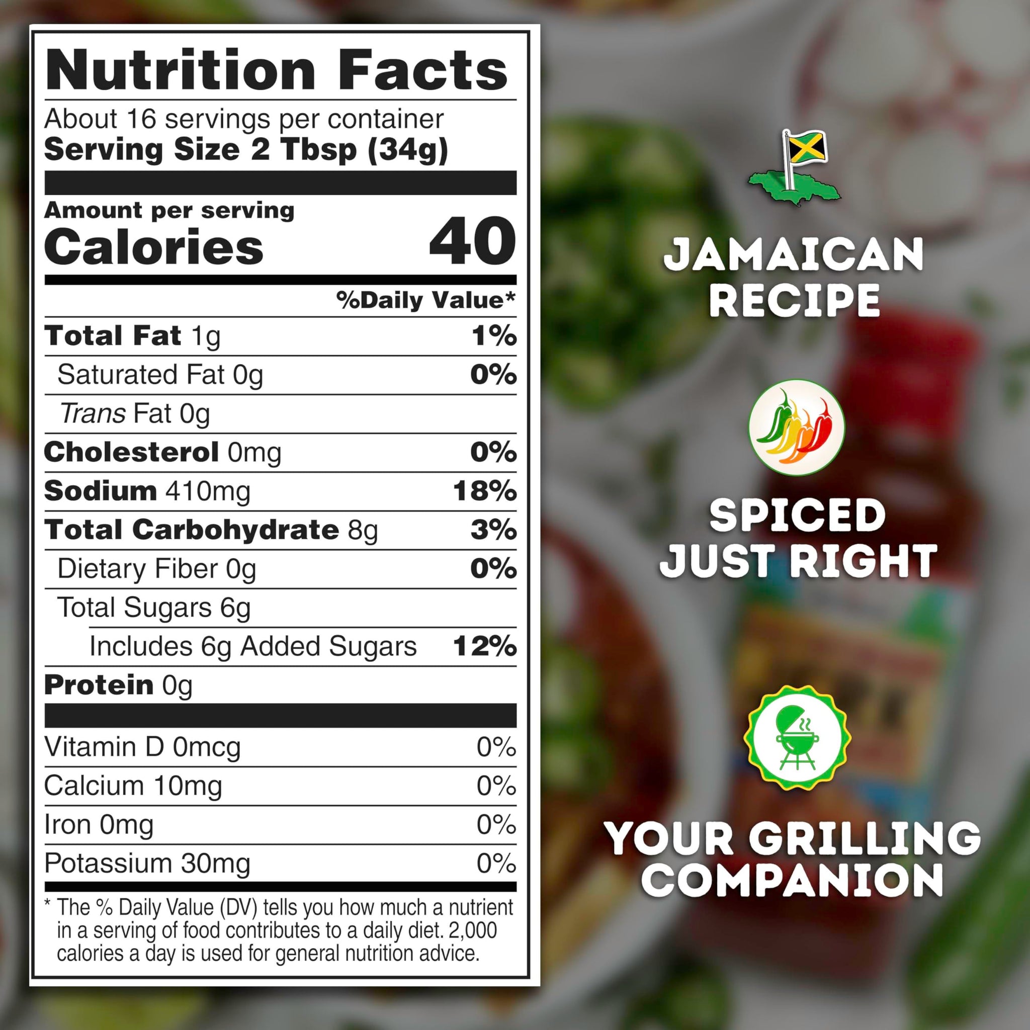 Grace Jamaican Style Jerk BBQ 16oz - 2 Pack Jamaican Jerk Seasoning, Marinade & Dipping Sauce - Best Hot Barbecue Sauce -